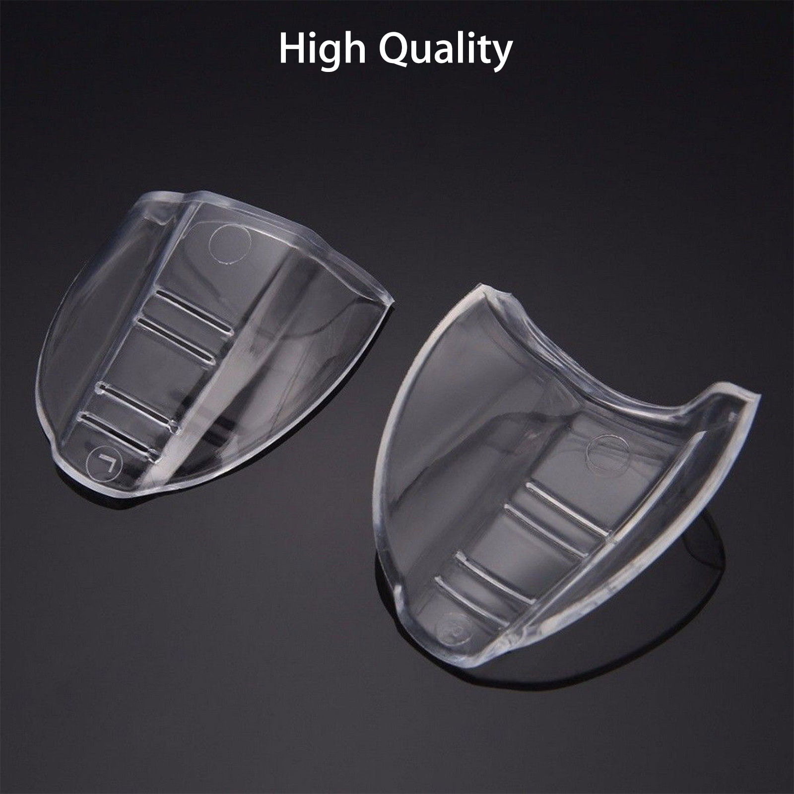 2x clear universal flexible side shield safety glasses goggles eye protection S1