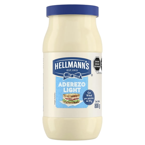 Aderezo Hellmann's light 800 g