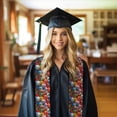 thumbnail image 6 of Haiem Easter Eggs Pattern Graduation Stole 2024 | Premium Satin Sash for Graduation Ceremony, 6 of 7