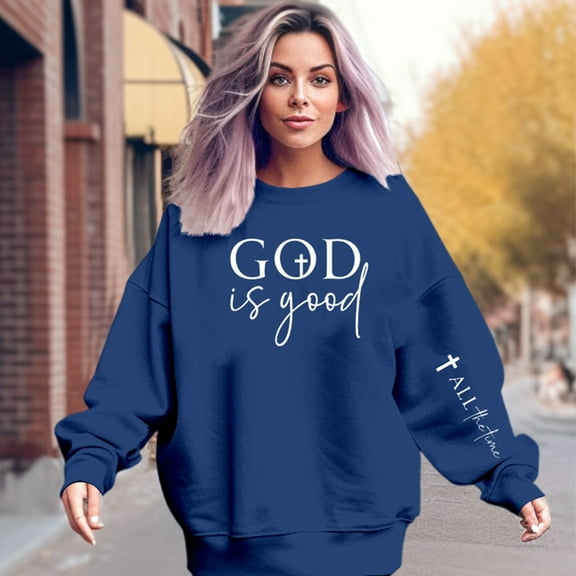 Hauaitttt Women's Fashion Floral Print Pullover Sweatshirt Casual Hoodie Style Top Knit Short Distressed Tees Women Ladies Sweat Shirt Easy Fall Outfits Hooded Zipper Sweatshirt Women Sweater