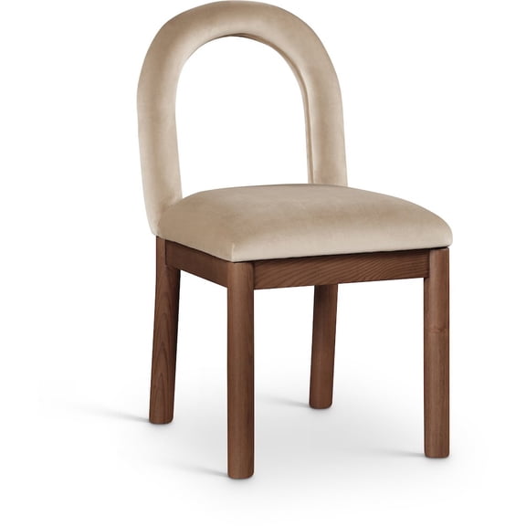 Meridian Furniture Conrad Beige Velvet Dining Chair
