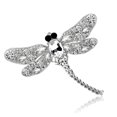 thumbnail image 1 of Wweixi Broche Libellule en Strass Broche Animal Broche Femme Foulard Broche, 1 of 1