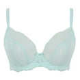 thumbnail image 3 of Panache Ana Lace Plunge Underwire Bra (9396),34H,Mint Green, 3 of 4