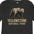 thumbnail image 4 of Inktastic Yellowstone National Park Bear Illustration Boys or Girls Long Sleeve Toddler T-Shirt, 4 of 5