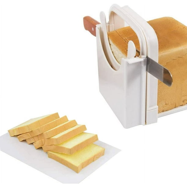 SHAR Bread Slicer,Thickness Adjustable Slicing Machine Cake and Bread Cutter Toast Cutter Manual