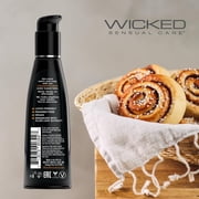 Wicked Aqua Cinnamon Bun Flavored Water Based Lubricant - 4 oz