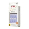 thumbnail image 3 of KISS Gel Fantasy Ready-to-Wear Press-On Sculpted Gel Nails, “Night After”, Long, Purple, High Arch Nail Kit with Pink Gel Nail Glue, Manicure Stick, Mini Nail File, and 28 Fake Nails E22, 3 of 3