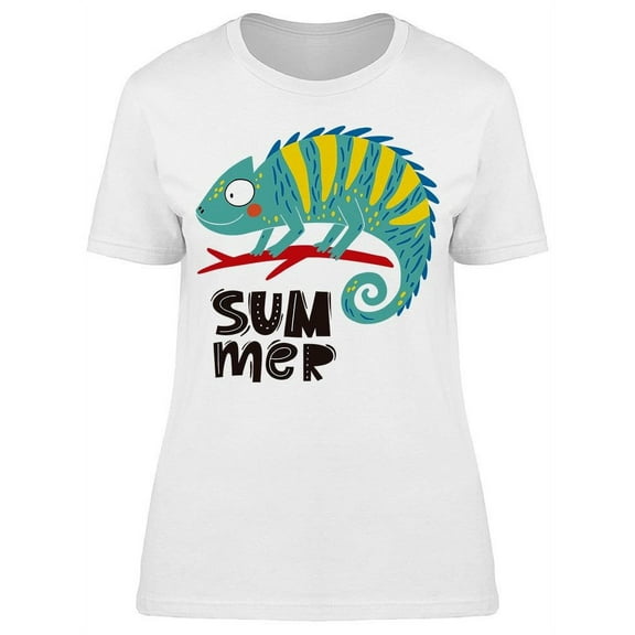 Chameleon Summer T-Shirt Women -Image by Shutterstock, Female XX-Large
