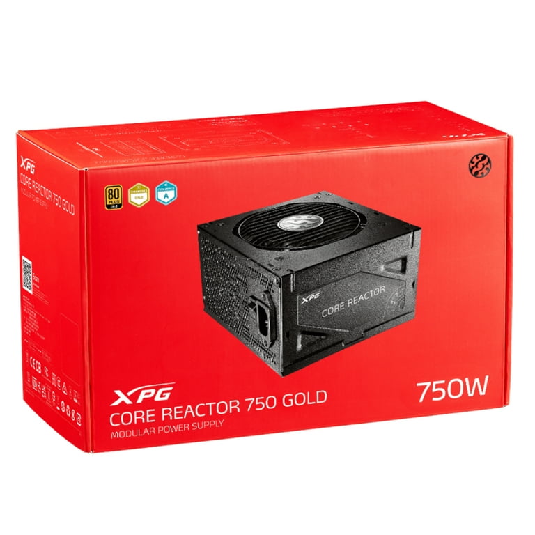 XPG CORE REACTOR Modular Power Supply, 750 Watt, 80 Plus Gold