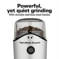 thumbnail image 2 of Hamilton Beach Fresh Grind Electric Coffee Grinder for Beans Spices and More Stainless Steel Blades Removable Chamber Makes up to 12 Cups Silver, 2 of 9