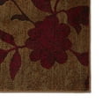 thumbnail image 4 of Home Dynamix Tribeca Amelia Contemporary Geometric Floral Runner Area Rug, Beige/Brown, 26"x12', 4 of 6