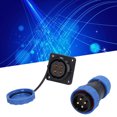thumbnail image 4 of Zócalo Industrial, Conector Impermeable 250V 45A Tamaño Estándar Resistencia De Aislamiento De 2000 Miliohmios Para Equipos, 4 of 7