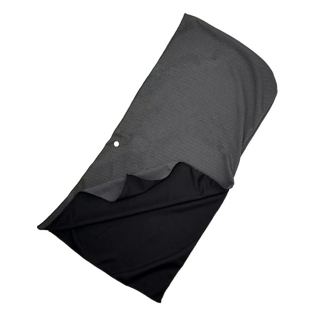 Serviette Rafraîchissante Bandeau Froid Glacé Hommes Femmes Serviette de Cou pour Golf Gris Foncé