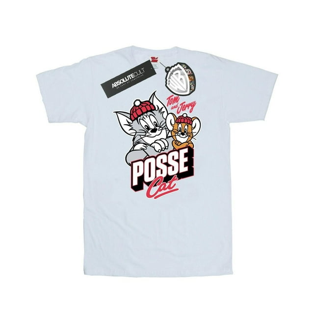 Tom And Jerry T-Shirt pour Hommes avec Chat de Compagnie