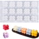 thumbnail image 1 of Molde de silicona para velas de burbujas de 15 cavidades, molde de cera de soja hecho a mano, molde de vela de resina de mini bola de cubo de burbujas 3D, molde de pastel de mousse para jabón, pudín, 1 of 5