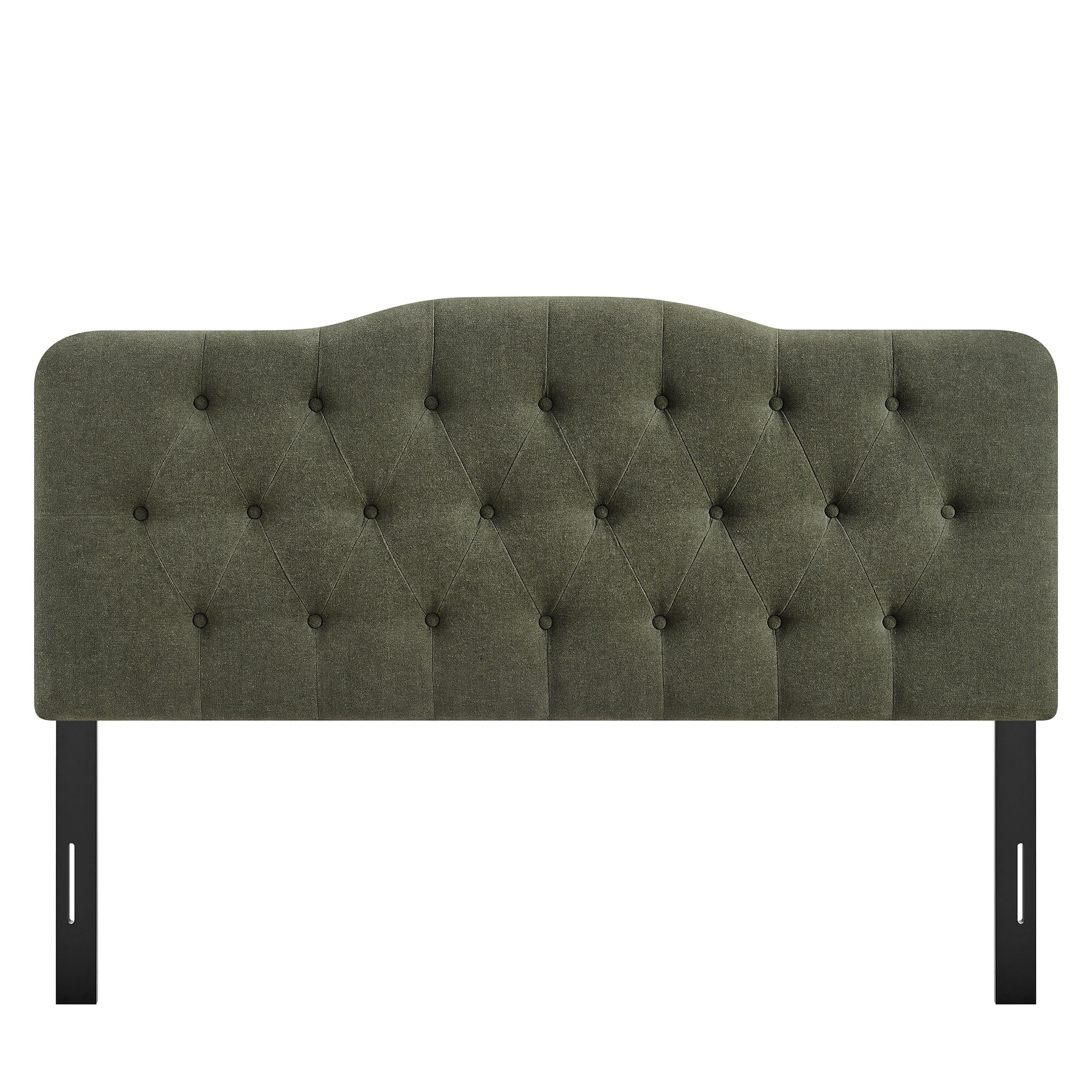 Annabel Premium Linen Blend Queen Headboard in Sage