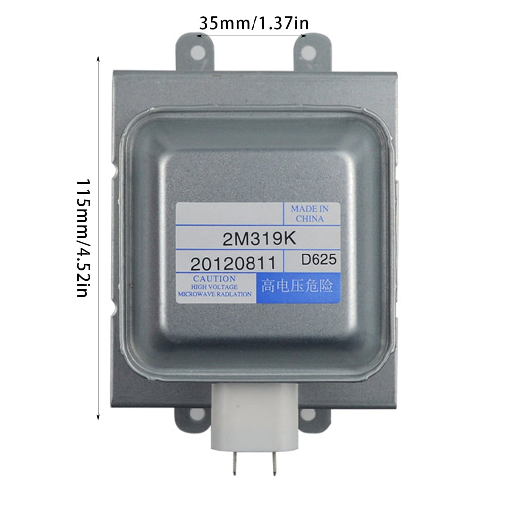 Replacement Magnetron Microwave Oven Tube 2M319K Microwave Magnetron Metal Microwave Part Metal Texture for Microwave