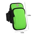 thumbnail image 5 of PGYONG Phone Arm Bands For Men & Women Fits All Cell Phones Use For Running Walking Green, 5 of 7