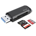 thumbnail image 1 of USB 3.0 card readerSD card readerMicro SD card readerCard reader that can read 2 cards at the same timeSD adapterUSB, 1 of 5