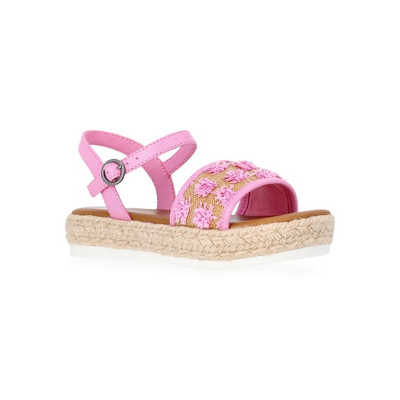 Wonder Nation Little Girls and Big Girls Fashion Platform Sandals