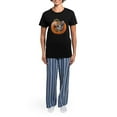 thumbnail image 4 of CafePress - PD Moreno's Halloween Jaguar - Women's Short Sleeve Print T-Shirt and Pants Dark Cotton Pajama Set, 4 of 7