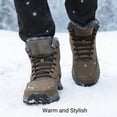 thumbnail image 6 of Mens Winter Snow Boots Anti Slip Hiking Outdoor Trekking Shoes, 6 of 10