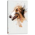 thumbnail image 2 of Brown Dog Portrait Watercolor - Oversized Animal Wall Art, 2 of 3