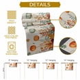 thumbnail image 5 of Thanksgiving Pumpkin Table Runner, Autumn Thanksgiving Kitchen Dining Table Decoration for Home Party Decor 13x70 Inches, 5 of 9