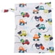 thumbnail image 1 of Bolsa de pañales multiusos para bebés, reutilizable, impermeable, para exteriores (cremallera simple, diseño de coche), 1 of 5