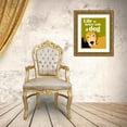 thumbnail image 3 of Oliphant, Ginger 26x32 Gold Ornate Wood Framed with Double Matting Museum Art Print Titled - Life is Better with a Dog, 3 of 4