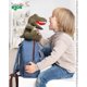 thumbnail image 3 of Mochila Naturally KIDS con diseño de dinosaurio para niños de 5 a 7 años con peluche, 3 of 8