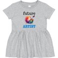 thumbnail image 3 of Inktastic Future Artist Kids Painting Girls Baby Dress, 3 of 5