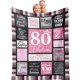 thumbnail image 1 of LHSHID 75th Birthday Gifts for Women Blanket 75th Birthday Decorations for Women Best Gifts for 75 Year Old Woman Happy 75th Birthday Ideas for Mom Grandparents Throw Blanket 50"x60", 1 of 7