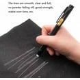 thumbnail image 4 of Heat Erasable Fabric Marker for Sewing,Heat Erasable Fabric Marker Pen with Replaceable Refill,Suitable for Cotton,DIY Sewing Tools,Heat Erasable Pens for Fabric(1 Pen + 20 Refills), 4 of 9