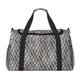 thumbnail image 1 of Disketp Black White Stripes Bolsa de Viaje Tipo Duffle, Bolso de Mano para Fin de Semana para Mujer, Bolsa de Gimnasio Ligera para Hombre, Esencial para Viajes, 1 of 7