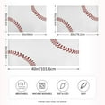 thumbnail image 2 of Baseball Laces Pillow Cases – Soft Breathable Pillowcase Covers – Machine Washable – Decor Giftsation Pillows for Sleeping - Standard Size 20''×26'', 2 of 7