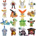 thumbnail image 2 of Pokemon Plush Tepig Victini Snivy Emolga Scorbunny Yamper Raboot Alolan Marowak Sleeping Vaporeon Smoliv Lechonk Stuffed Toys, 2 of 5
