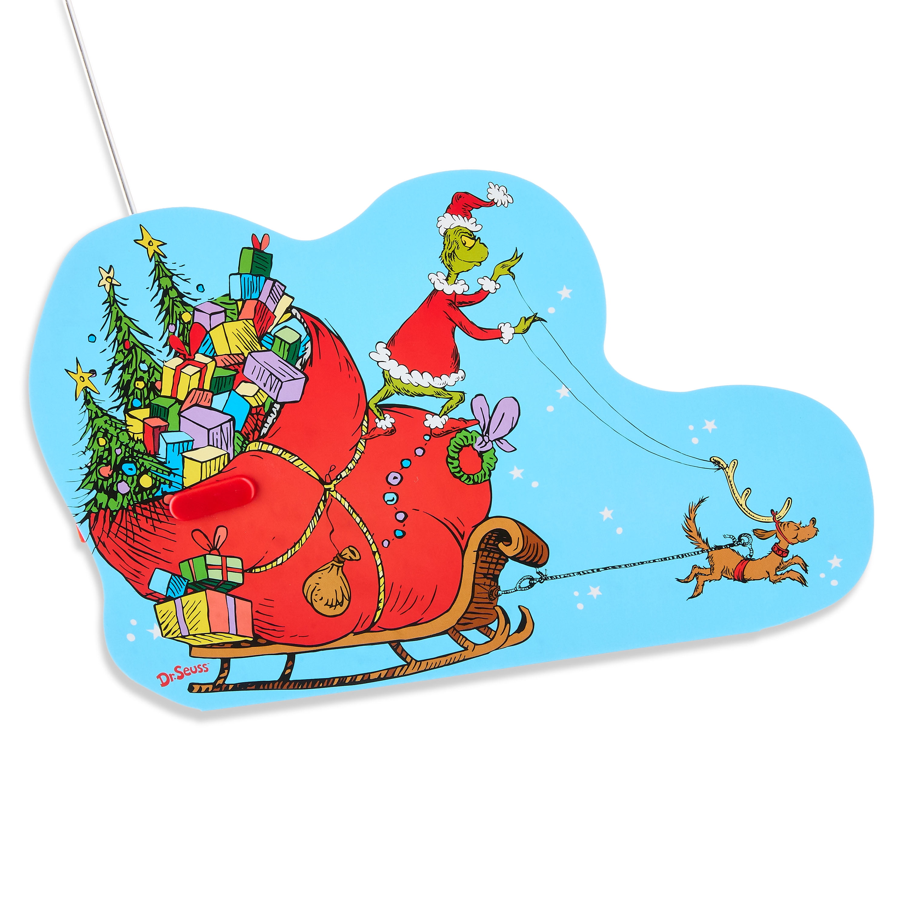 Grinch Sleigh Animated Christmas Tree Topper by Mr. Christmas