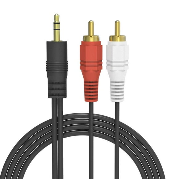 3.5MM Jack Male to RCA Male 3.5MM Audio Cable Aux Cable for Mp3 Computer Sound Amplifier