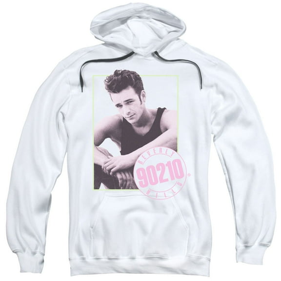 90210 Dylan Adult Pullover Hoodie Sweatshirt White