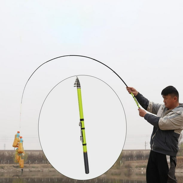 Qiilu Folding Telescopic Fishing Rod with Reel with Line Portable Casting  Lure Tackle, fishing tool, fish rod