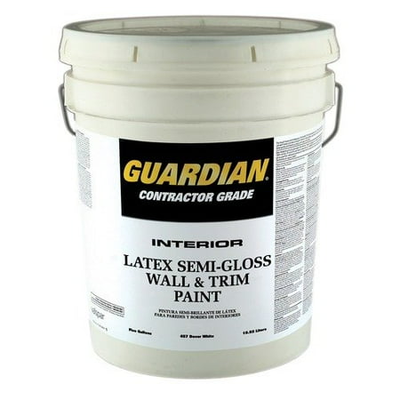 Guardian Contractor Grade 5 Gallons Semi-Gloss Dover White Contractor Grade Interior Latex W