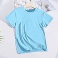 thumbnail image 4 of Tank Top Set for Girls, Solid Color Bubble Ruffle Trim Round Neck and Shorts 2-Piece Summer Casual Outfit for Kids, 4 of 5