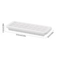 thumbnail image 3 of Fiudx Ofertas relámpago del día Bandeja de hielo de plástico Caja de hielo Molde de hielo Refrigerador Gran capacidad Prensa Hogar Con tapa Molde de hielo 24, 3 of 7