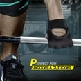 thumbnail image 4 of Ben Din Clothing Weight Lifting Mesh Workout Gloves for Men & Women Large Black/Grey, 4 of 7