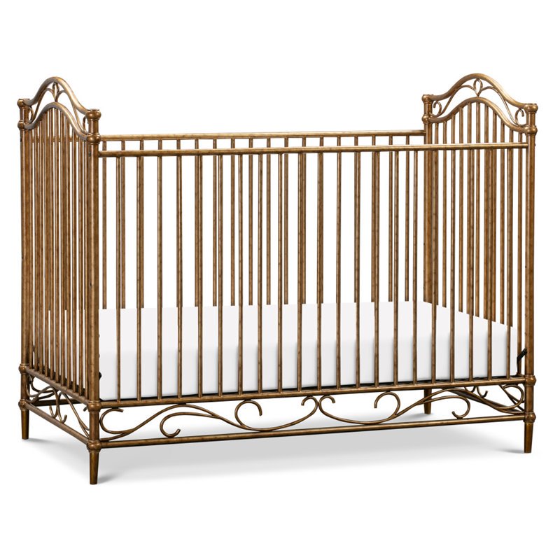 Million Dollar Baby Classic Camellia 3 In 1 Convertible Crib in Vintage