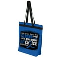 thumbnail image 3 of How Strong We Are Darcey Tote Bag for Colon Cancer, Rectal Cancer Awareness - Blue, 3 of 5