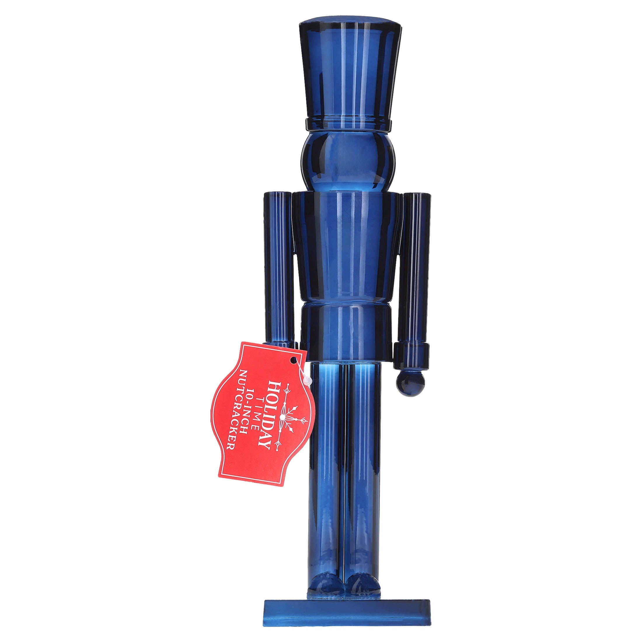 Acrylic Nutcracker Christmas Decoration, Navy Blue, 10", by Holiday Time