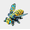 CC4-B, variant on Mechanical Bee Figurine, Futuristic 3D Printed Articulated Bee Collectible with Movable Wings, Robotic Desktop Decoration for Shelf Display Office Desk and Gaming Room