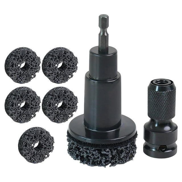 Rust Removal Tool Hub Cleaning Tool Brake Hub Resurfacing Kit For Automotive Wheel Polishing Maintenance Portable Rust Remover Weighs 0.40 Lbs